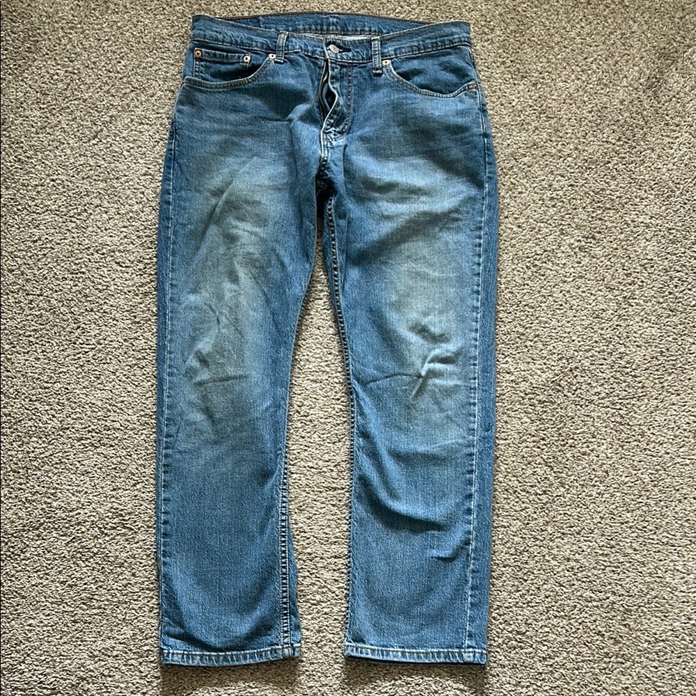 Levi's Men's Straight Jeans - Medium Blue 33 30